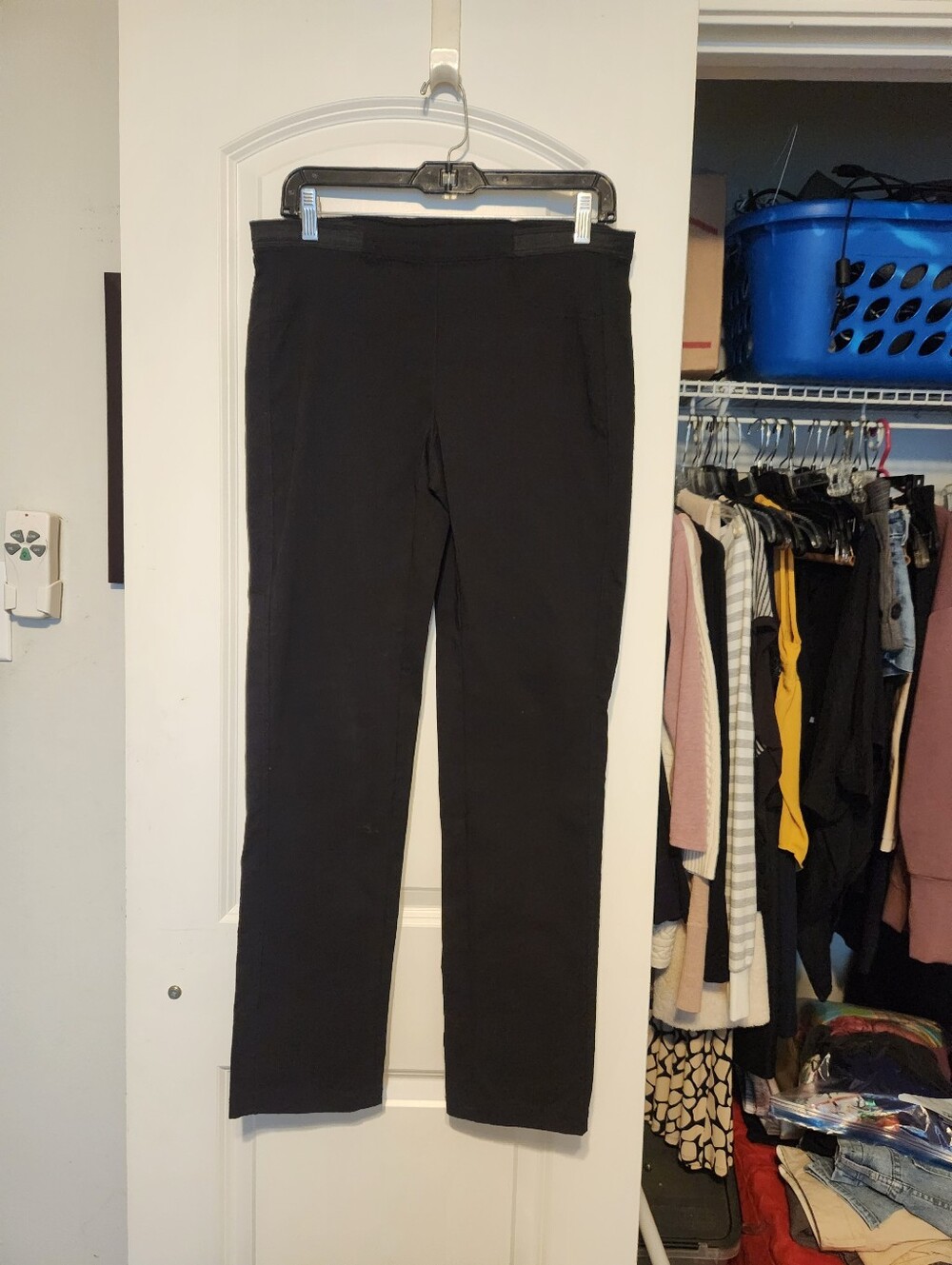 Alfani Black Straight-Leg Dress Pants